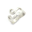 Load image into Gallery viewer, Wave Swirl Fork Ring