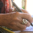 Load image into Gallery viewer, Spiral Fork Ring