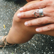 Load image into Gallery viewer, Antique Fork Love Ring