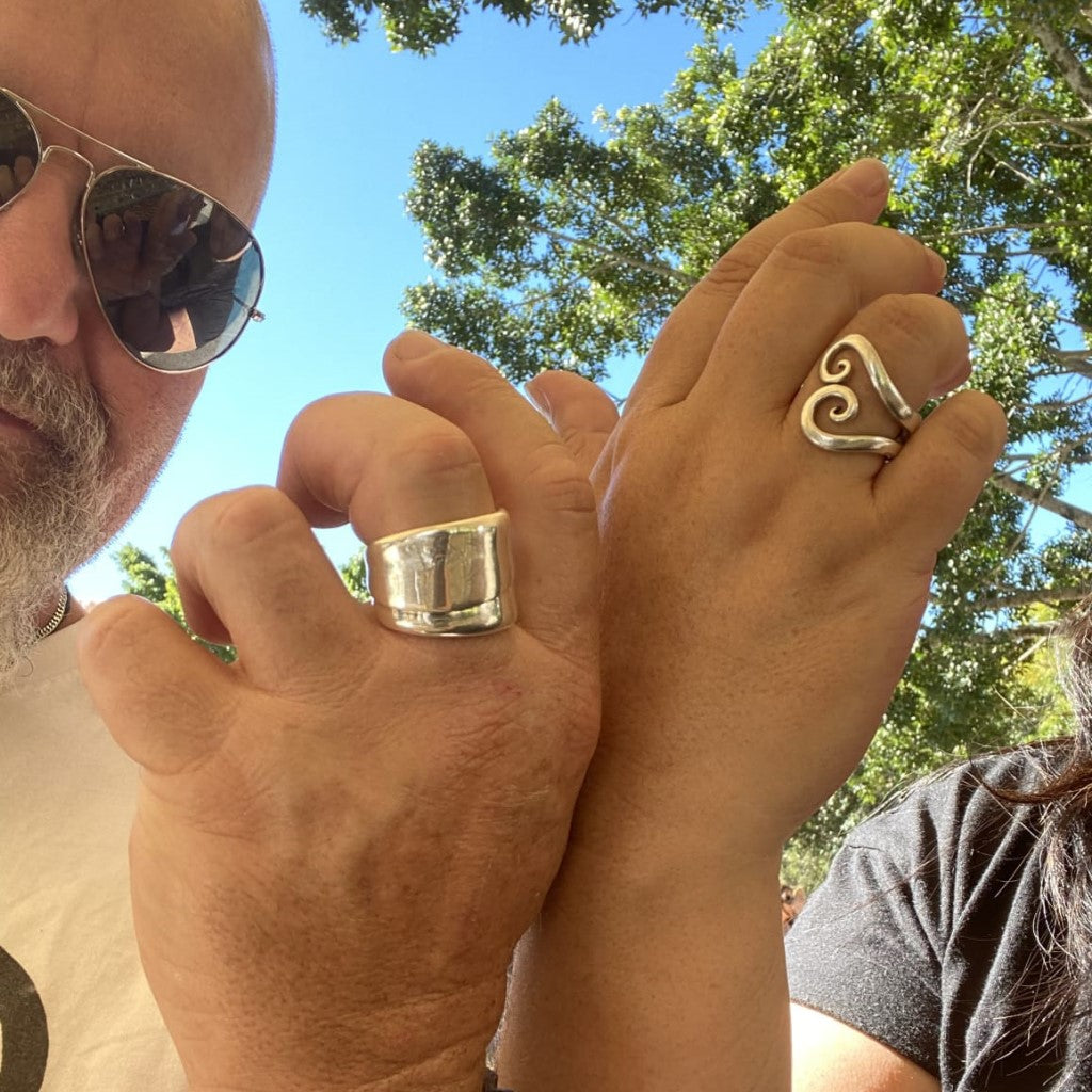 Inside Out Vintage Spoon Ring – Noosa Artisan