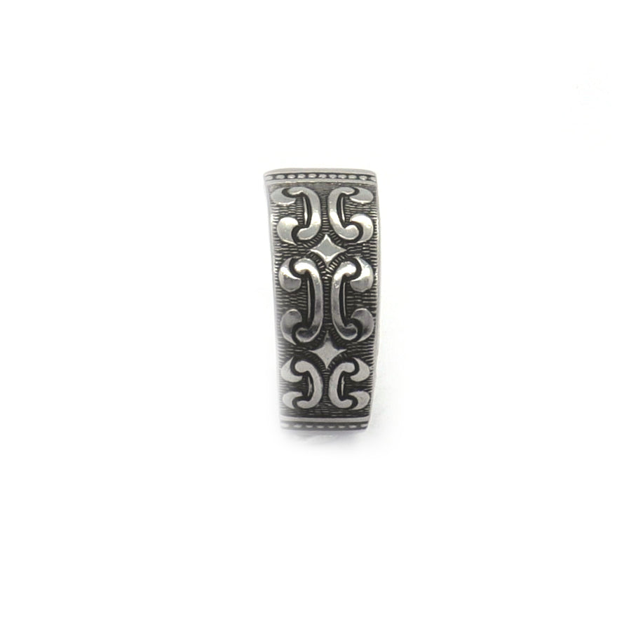 Stainless Steel Aztec Spoon Ring