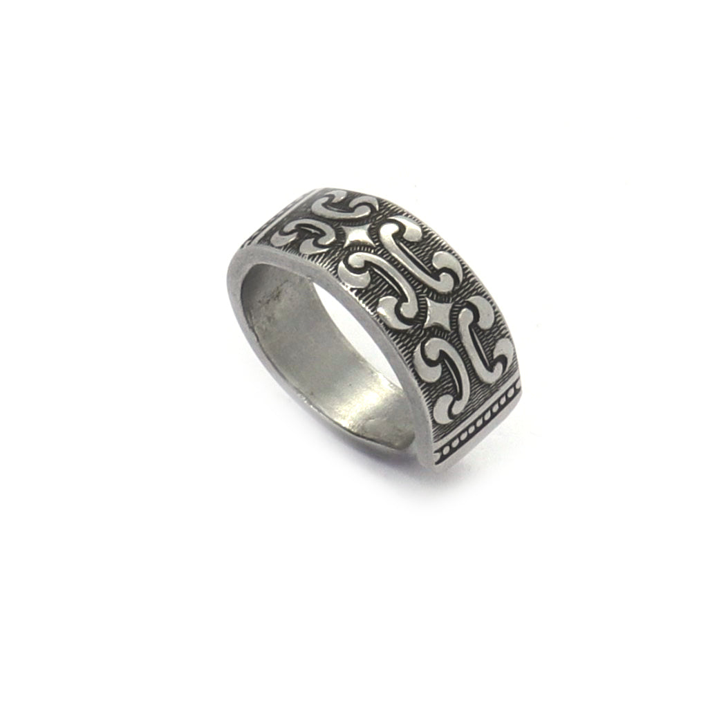 Aztec silver ring hot sale