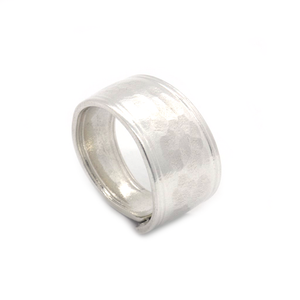 Hammered Spoon Band Ring