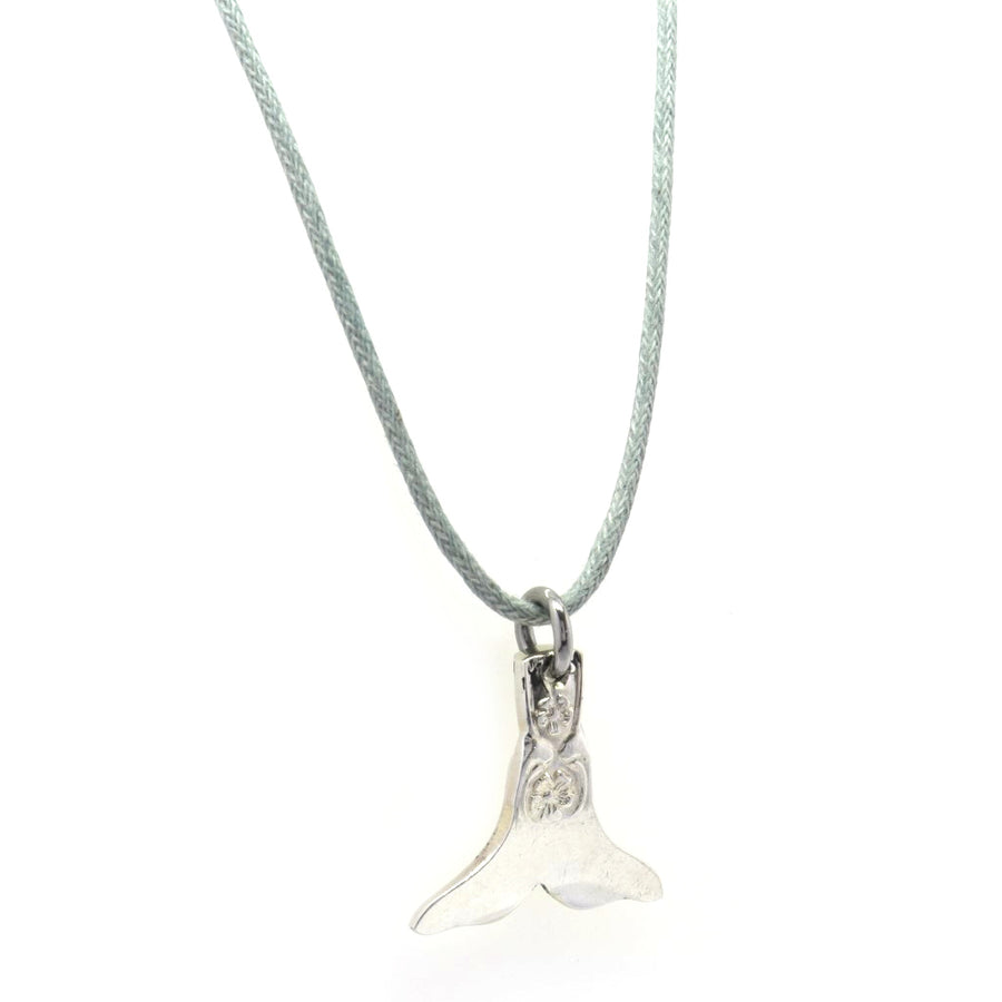 Small Whale Tail Pendant